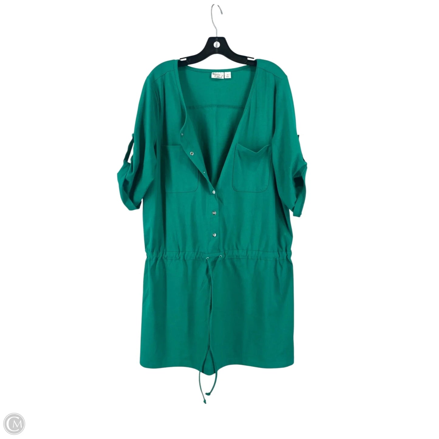Romper By Cmc In Green, Size: 1x