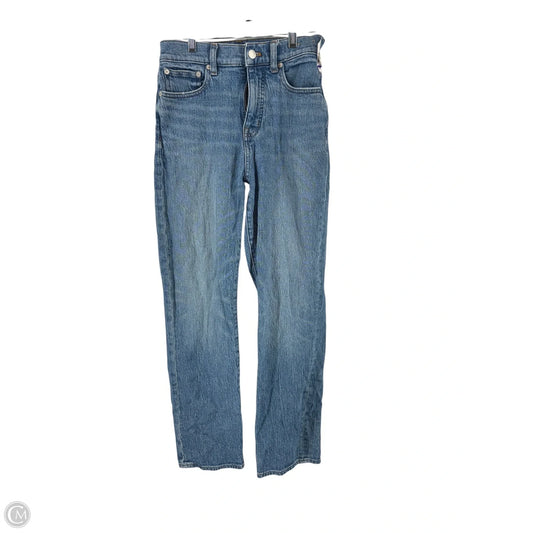 Jeans Straight By Madewell In Blue Denim, Size: 2