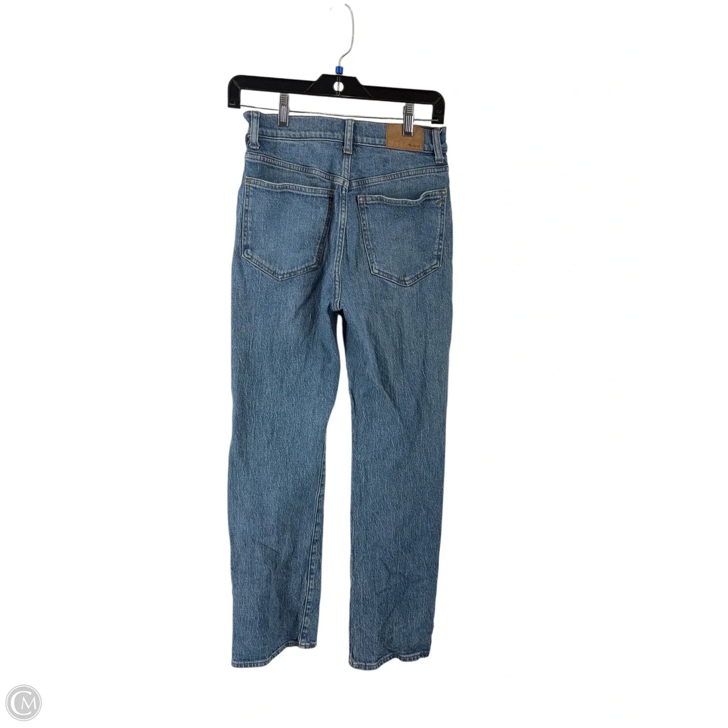 Jeans Straight By Madewell In Blue Denim, Size: 2