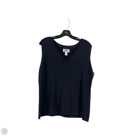 Tank Top By Chicos In Black, Size: L