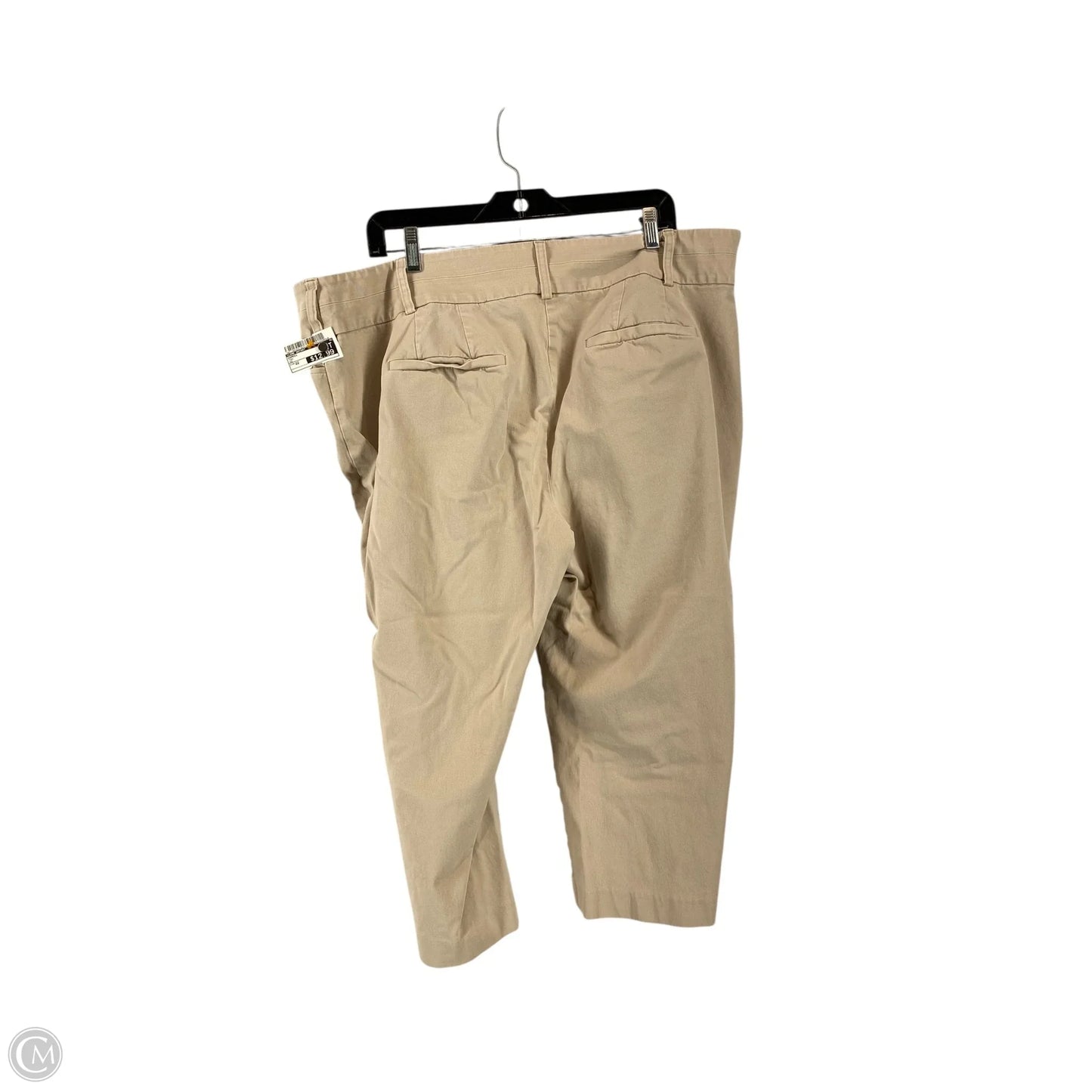 Capris By Lane Bryant In Tan, Size: 22