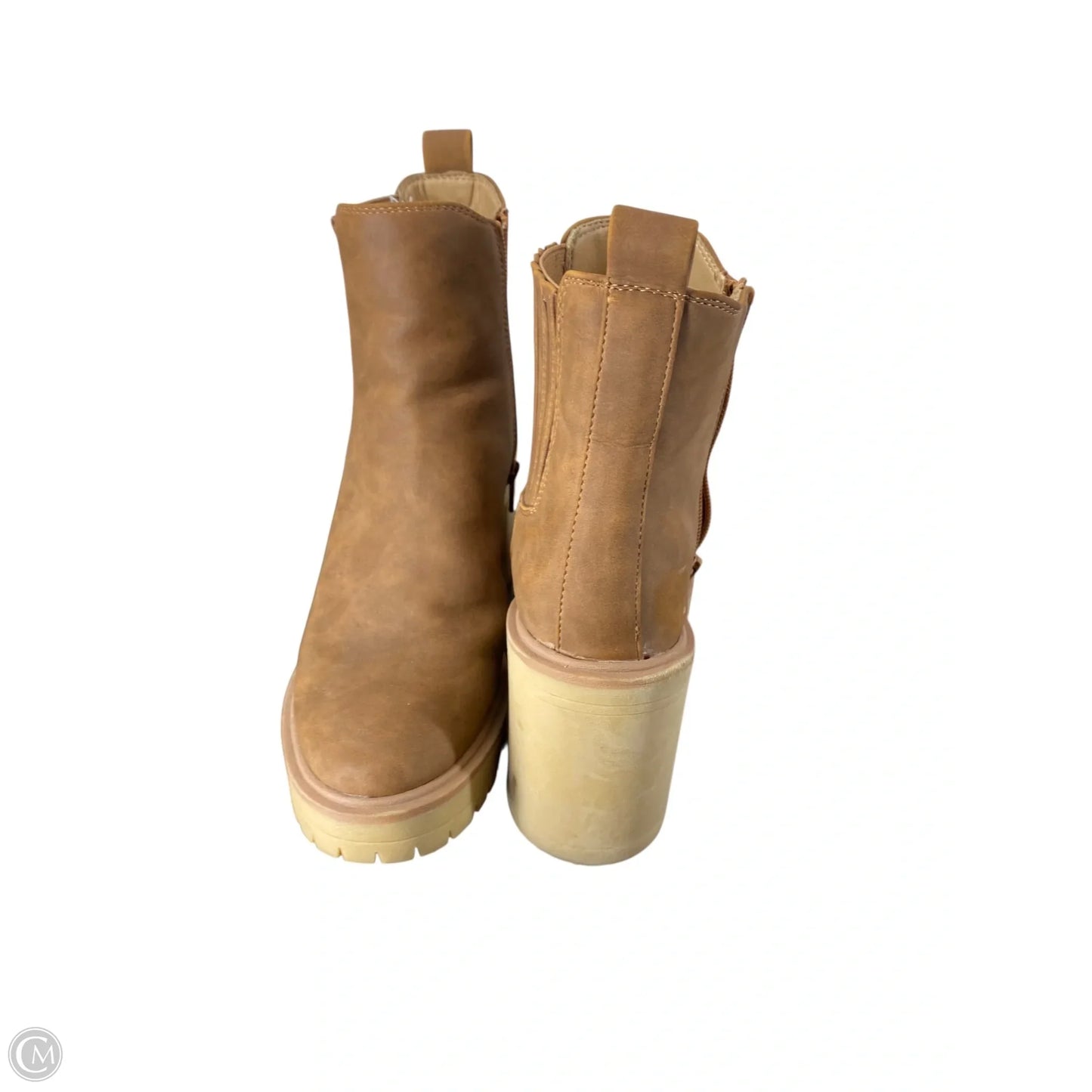 Boots Ankle Heels By Dolce Vita In Brown, Size: 7