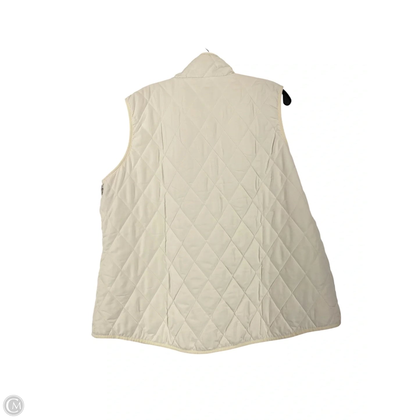 Vest Puffer & Quilted By Coldwater Creek In Cream, Size: Xl
