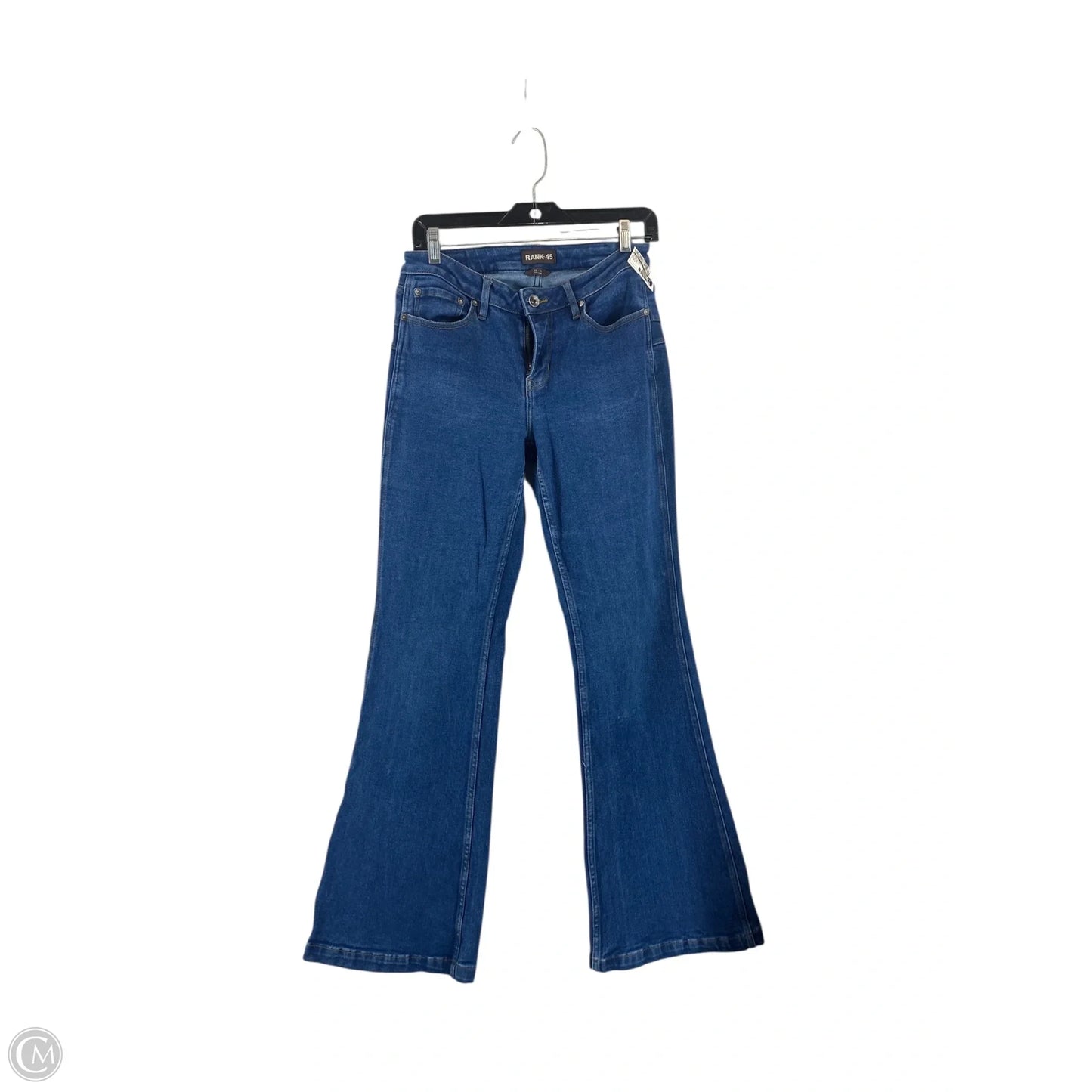 Jeans Flared By Cmc In Blue Denim, Size: M