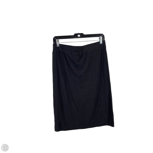 Skirt Midi By Loft In Black, Size: Mp