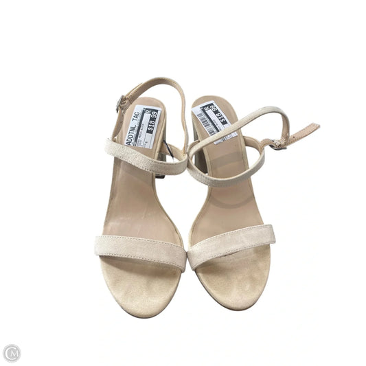 Shoes Heels Block By Bp In Cream, Size: 8