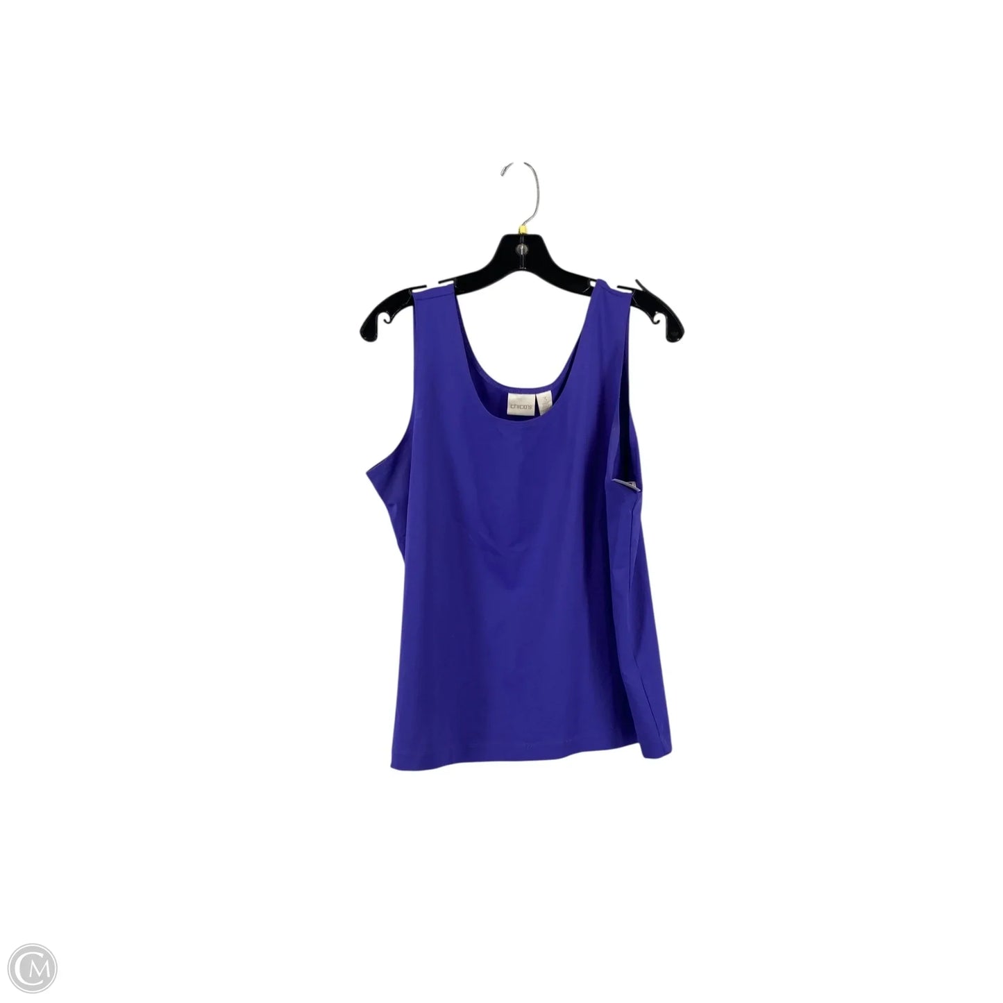 Top Sleeveless By Chicos In Purple, Size: L