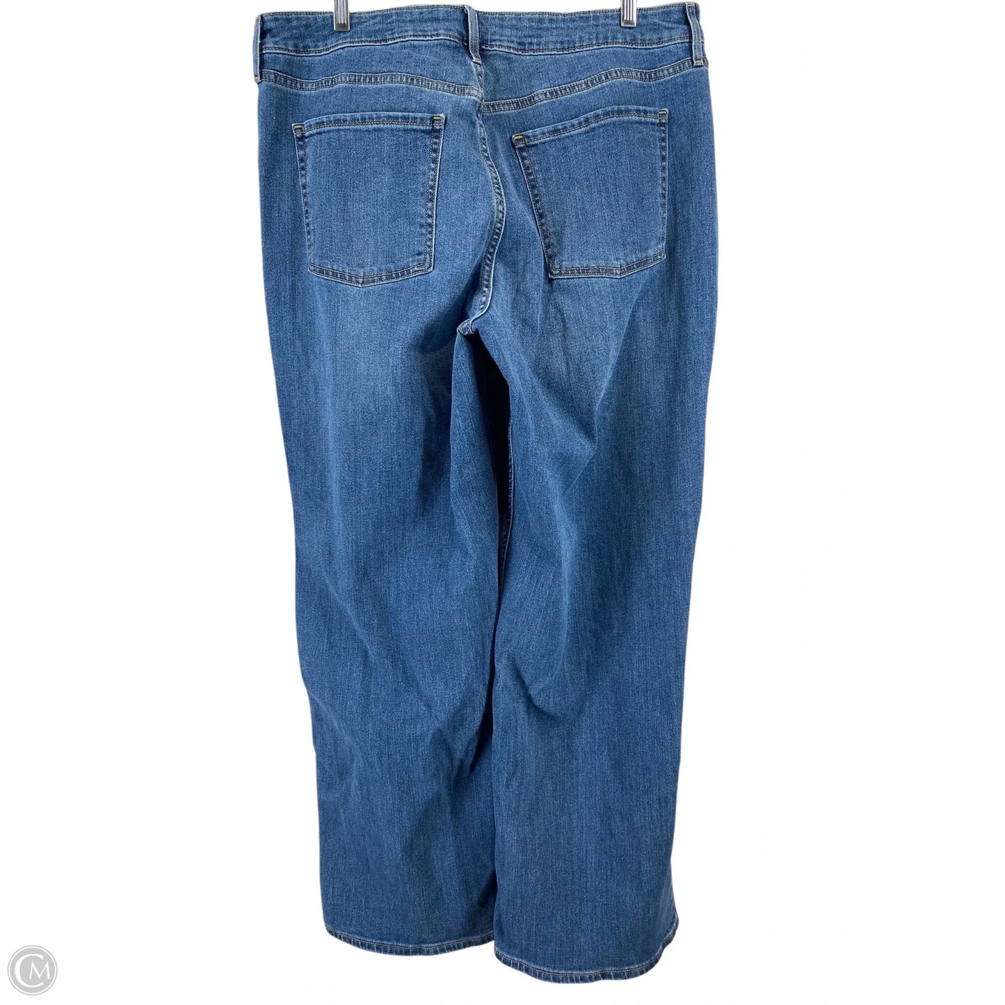 Jeans Straight By Old Navy In Blue Denim, Size: 16