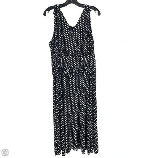 Dress Casual Maxi By Scarlett In Polkadot Pattern, Size: 18