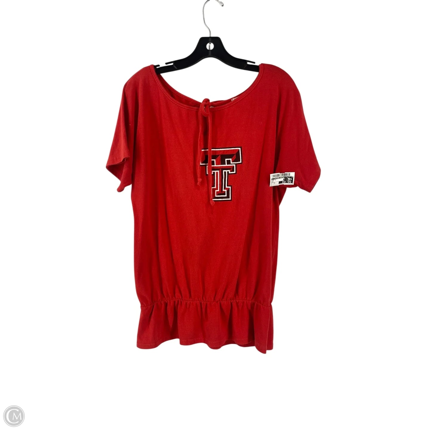Top Short Sleeve By Clothes Mentor In Red, Size: Xl