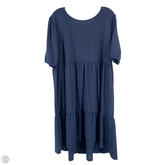 Dress Casual Short By Clothes Mentor In Navy, Size: Xxl