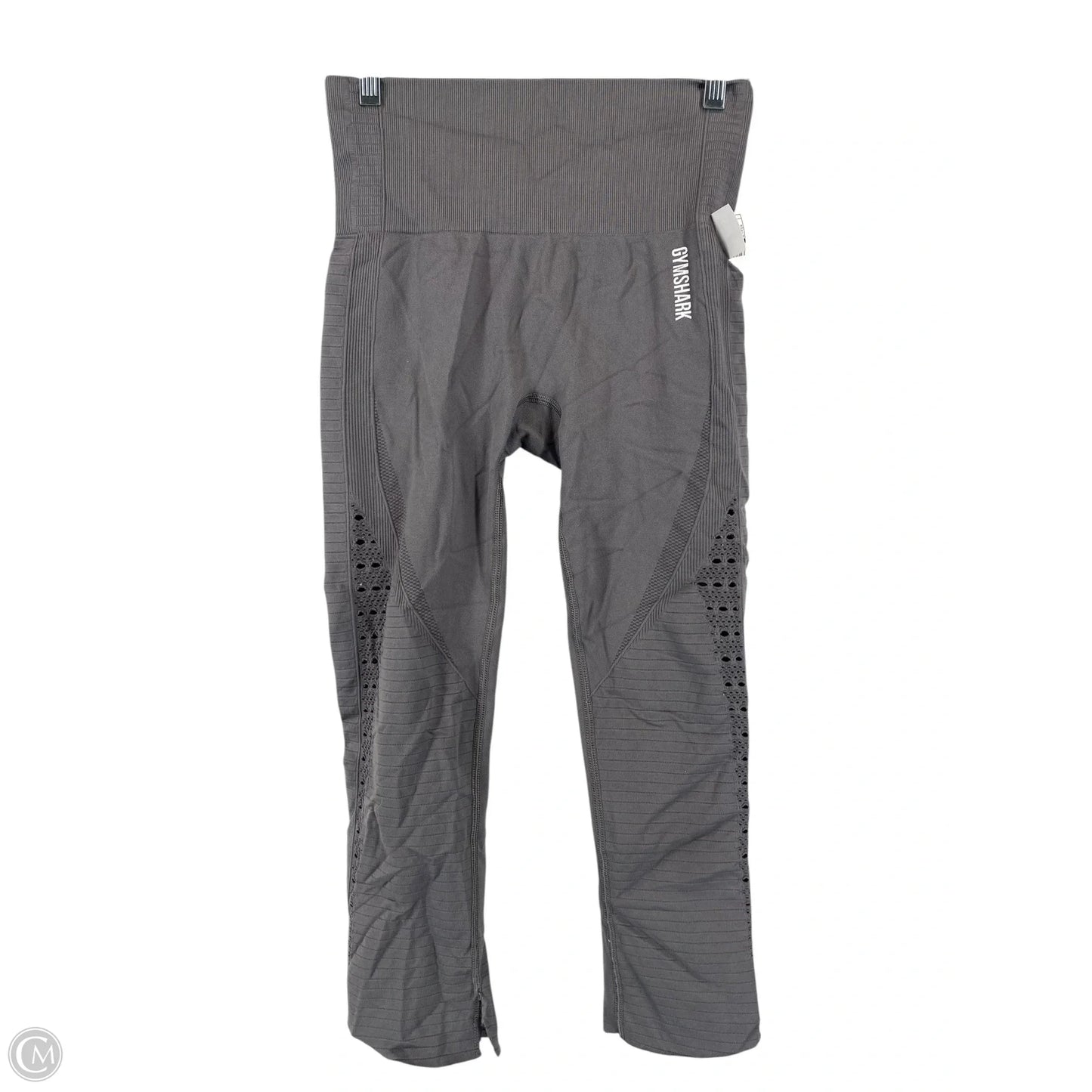 Athletic Leggings By Gym Shark In Grey, Size: M