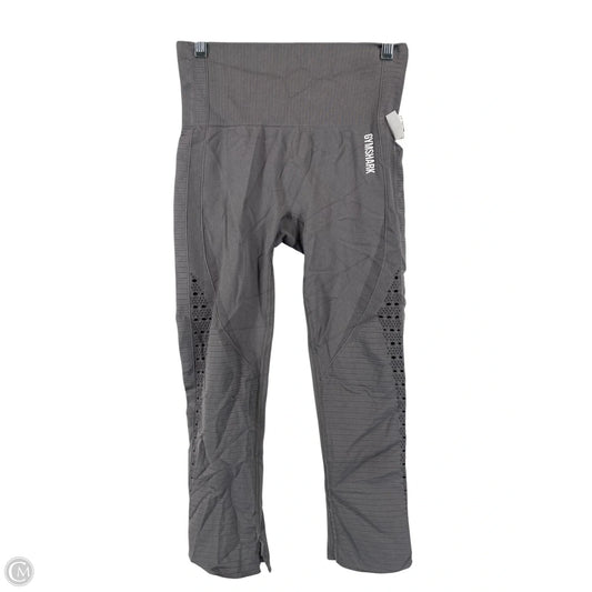 Athletic Leggings By Gym Shark In Grey, Size: M