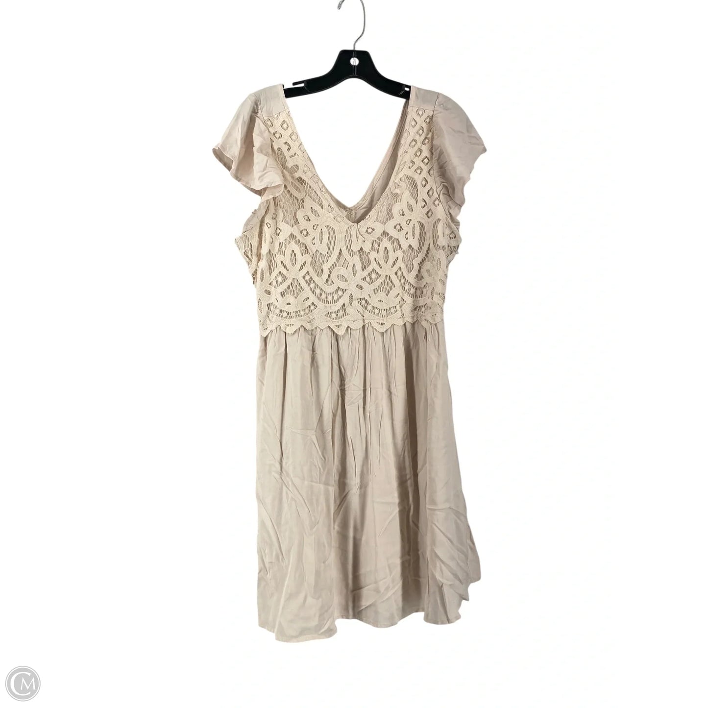 Dress Casual Short By Maurices In Cream, Size: M