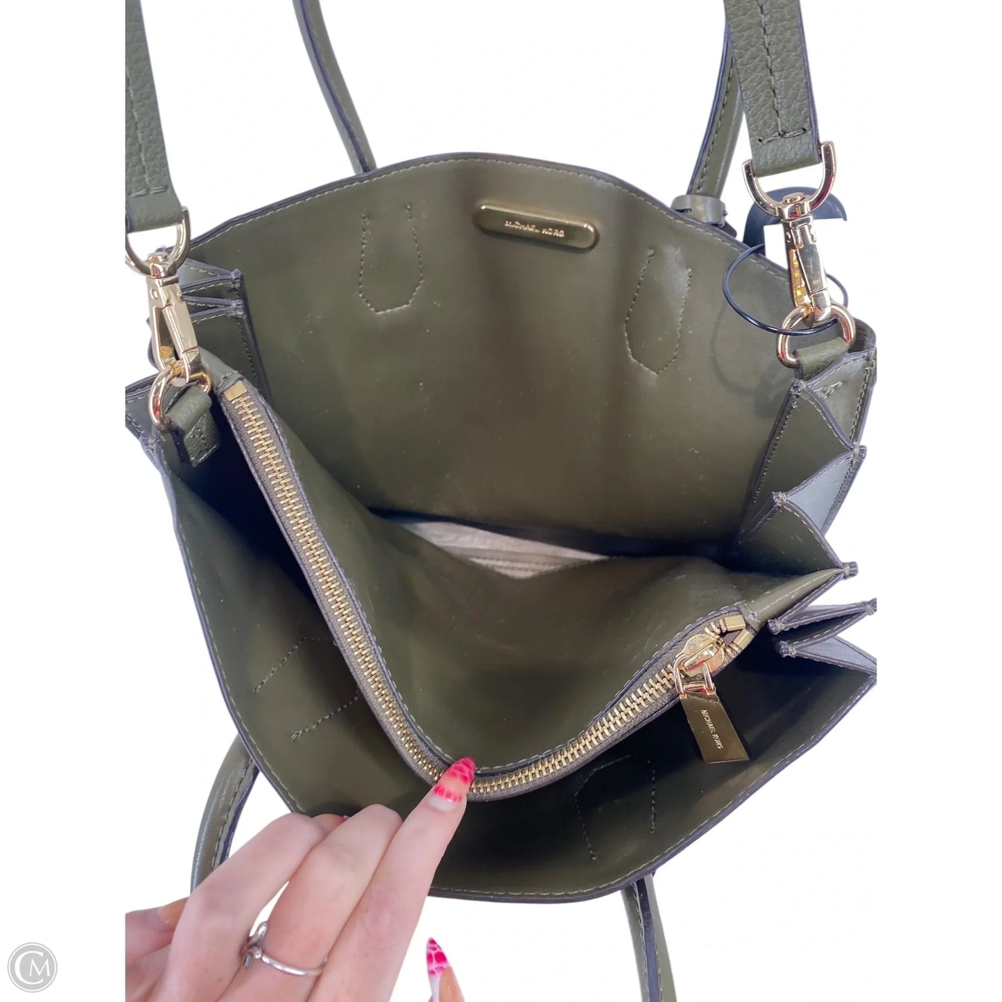 Crossbody Designer By Michael Kors, Size: Large