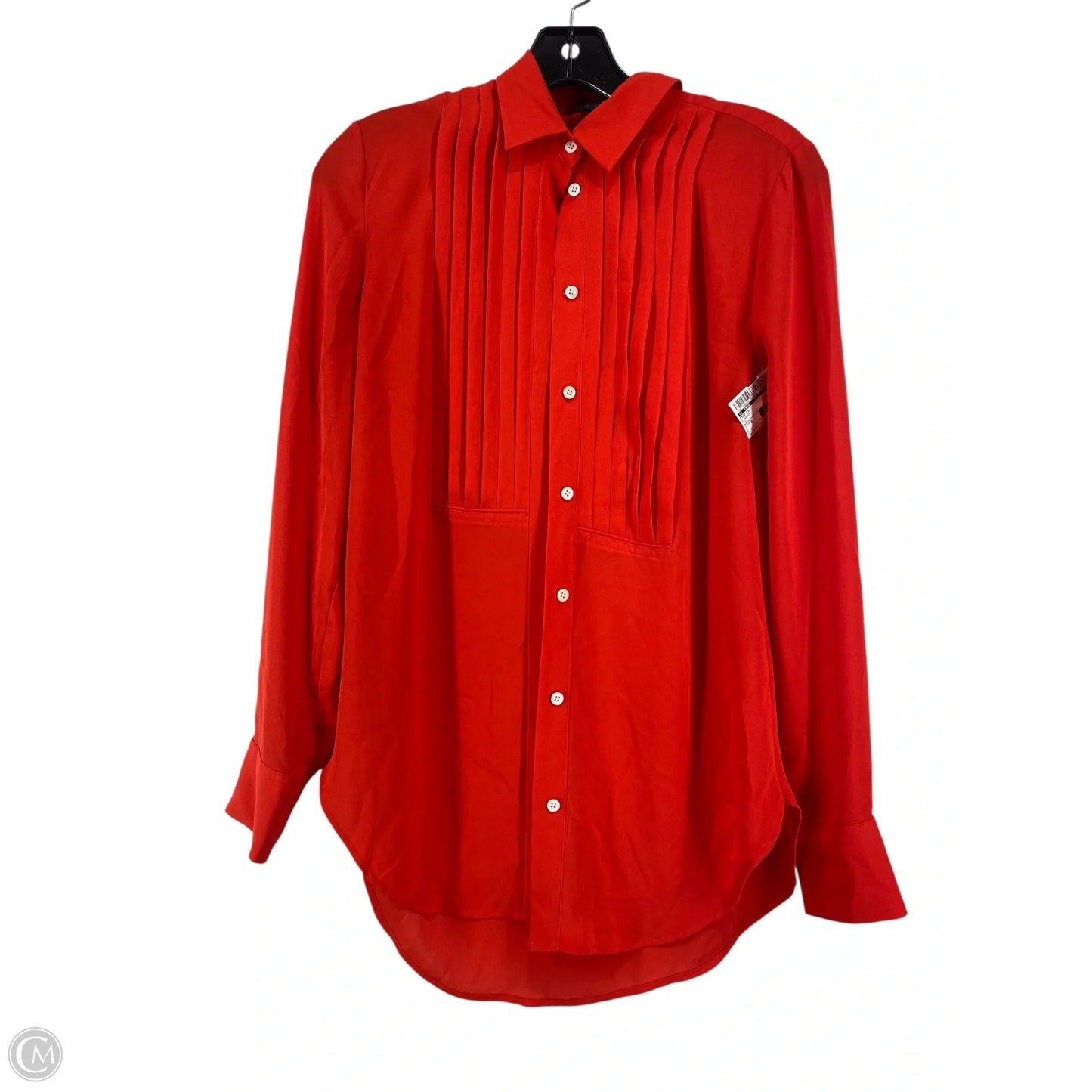 Top Long Sleeve By J. Crew In Orange, Size: 0