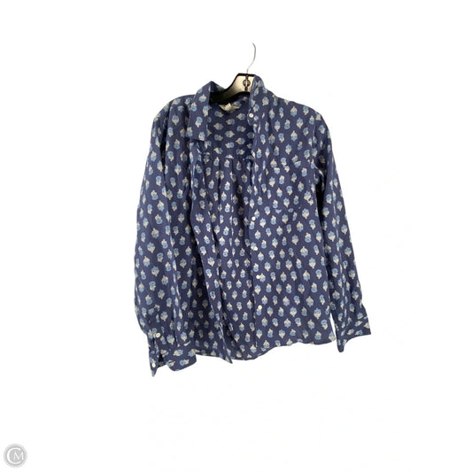 Top Long Sleeve By Lucky Brand In Blue, Size: M