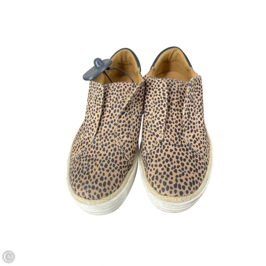 Shoes Heels Block By Universal Thread In Animal Print, Size: 7.5