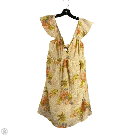 Dress Casual Short By American Eagle In Floral Print, Size: L