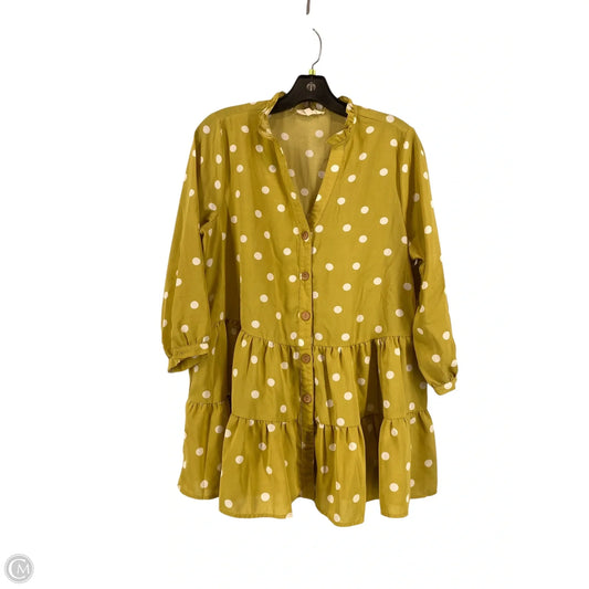 Top Long Sleeve By Entro In Green, Size: S