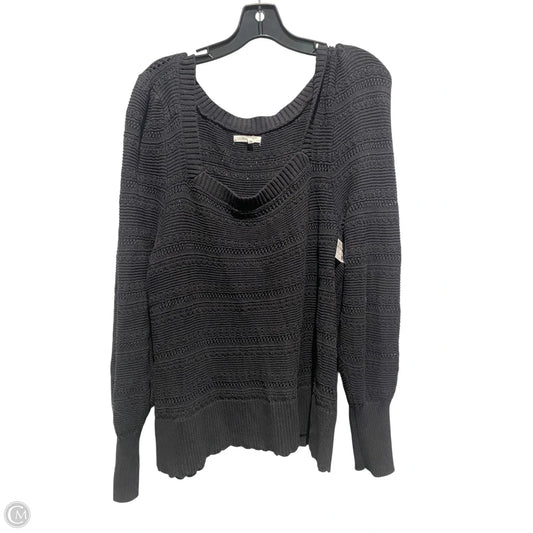Top Long Sleeve By Maurices In Black, Size: 1x