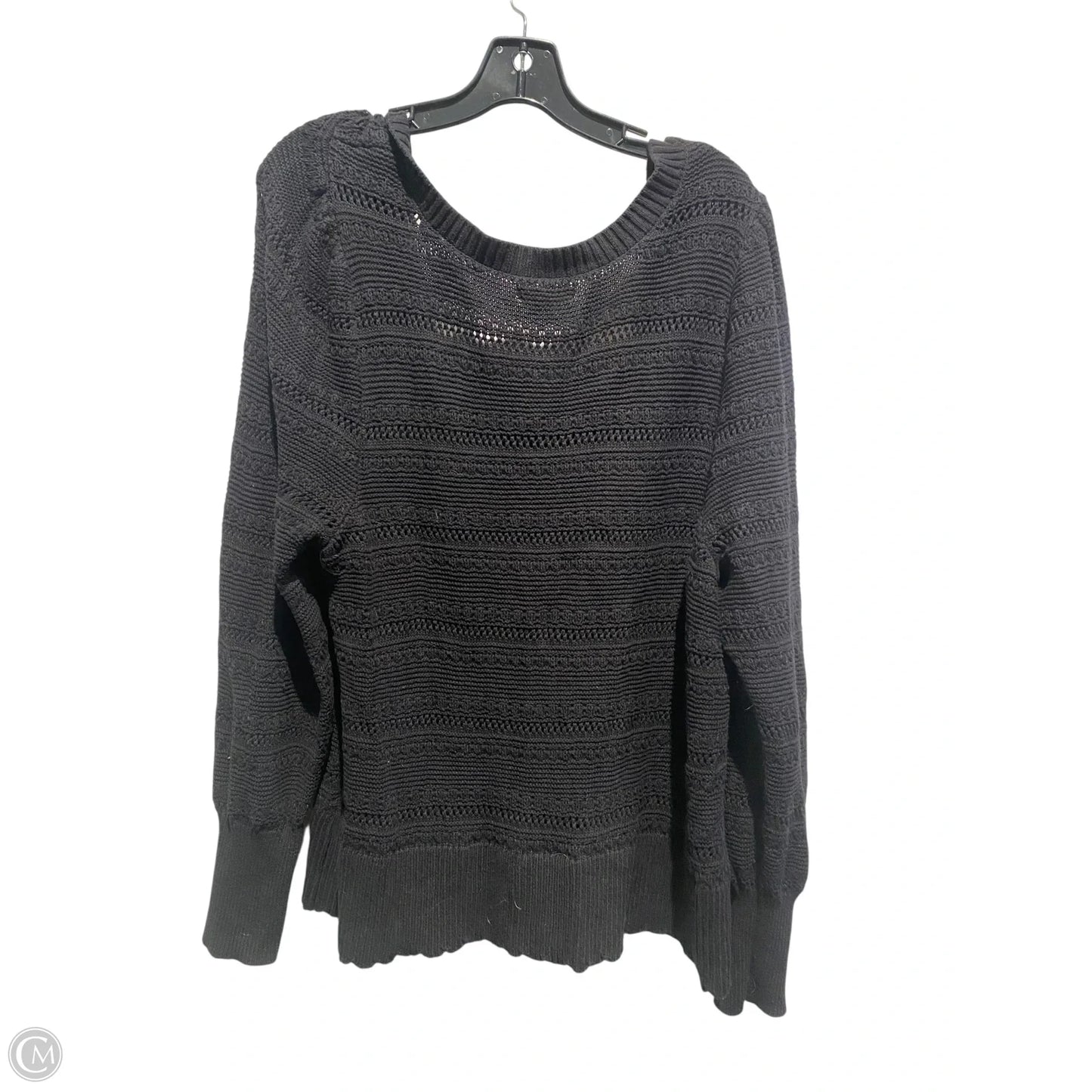 Top Long Sleeve By Maurices In Black, Size: 1x