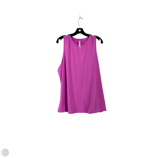 Athletic Tank Top By Fabletics In Purple, Size: Xxl