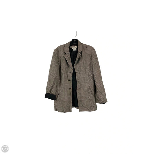 Blazer By Carlisle In Black & Cream, Size: 10