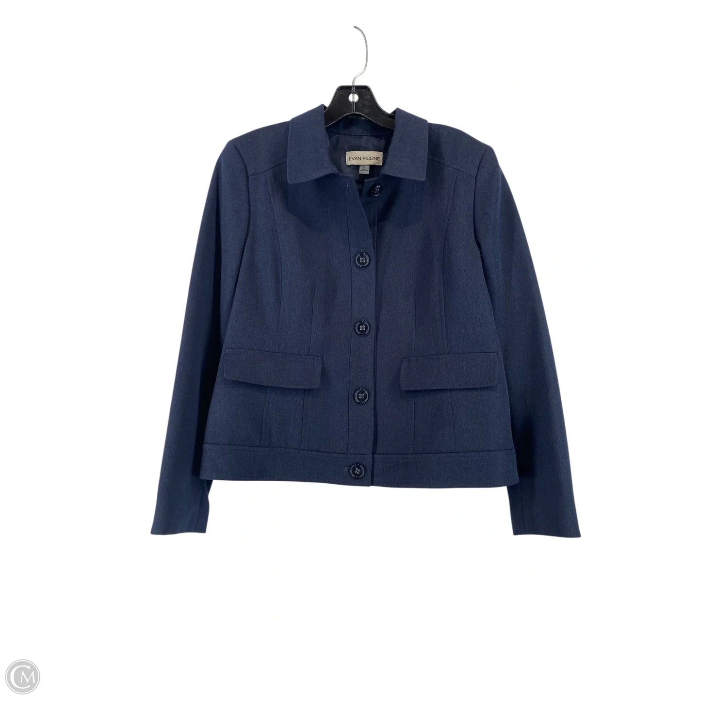 Blazer By Evan-picone In Navy, Size: 8