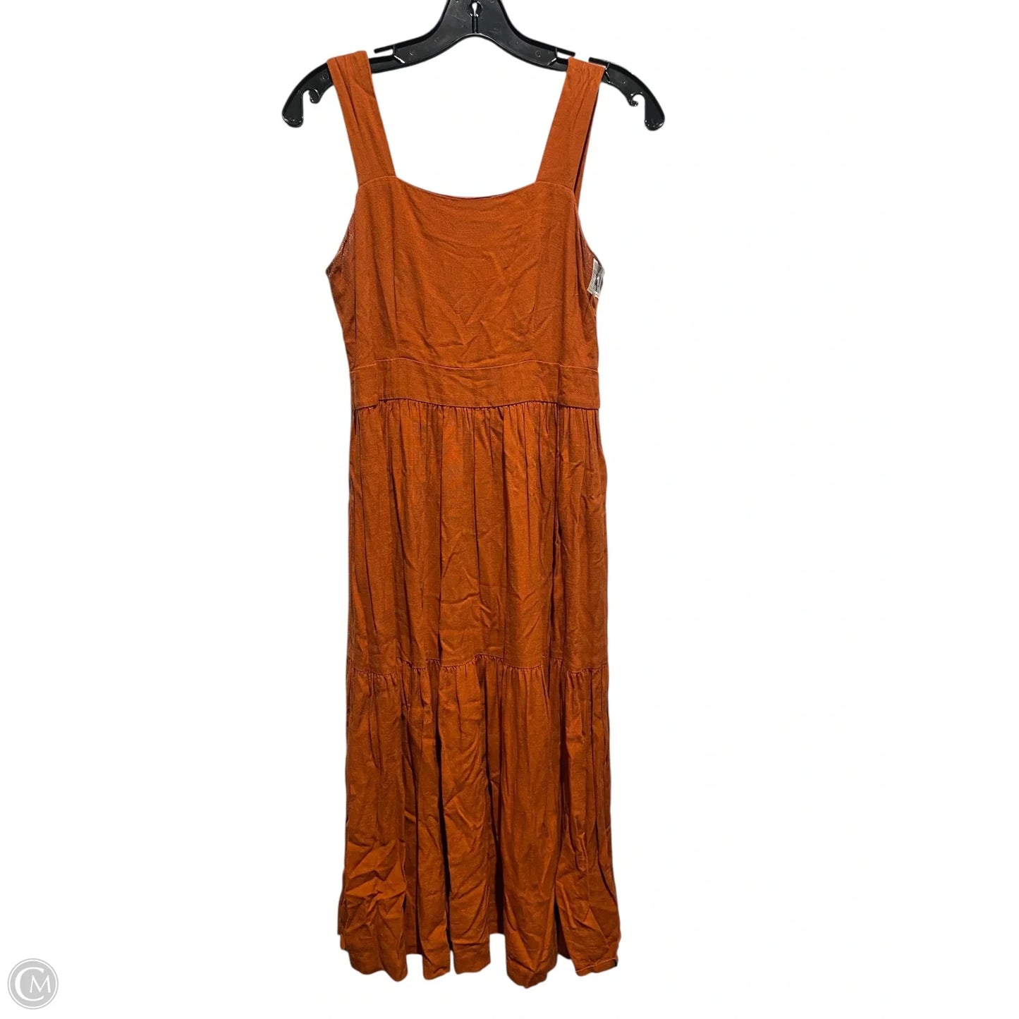 Dress Casual Midi By Ann Taylor In Brown, Size: 2p