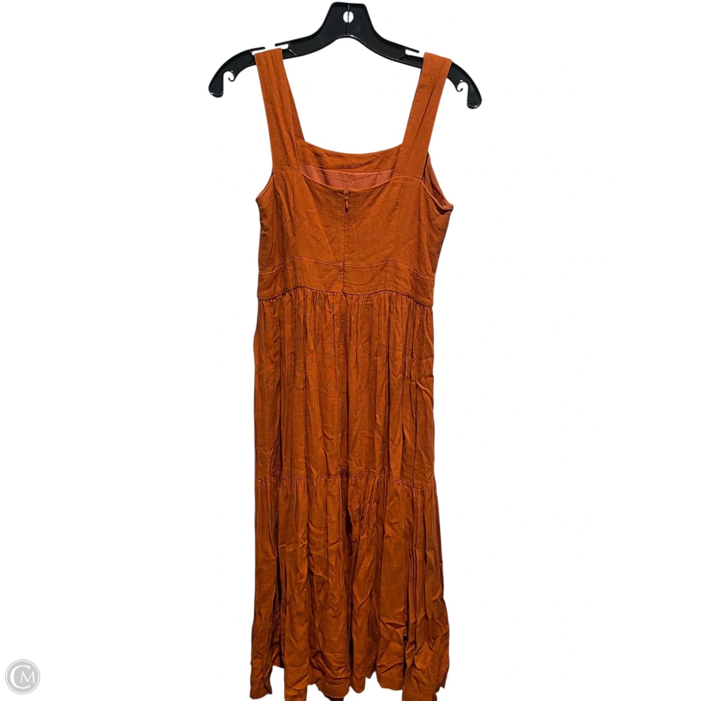 Dress Casual Midi By Ann Taylor In Brown, Size: 2p