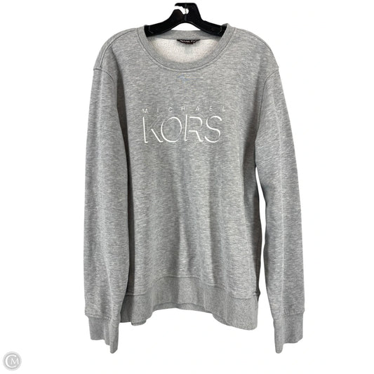 Sweatshirt Crewneck By Michael By Michael Kors In Grey, Size: Xl