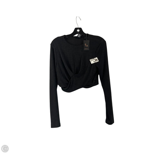 Top Long Sleeve By Sincerely Jules In Black, Size: L