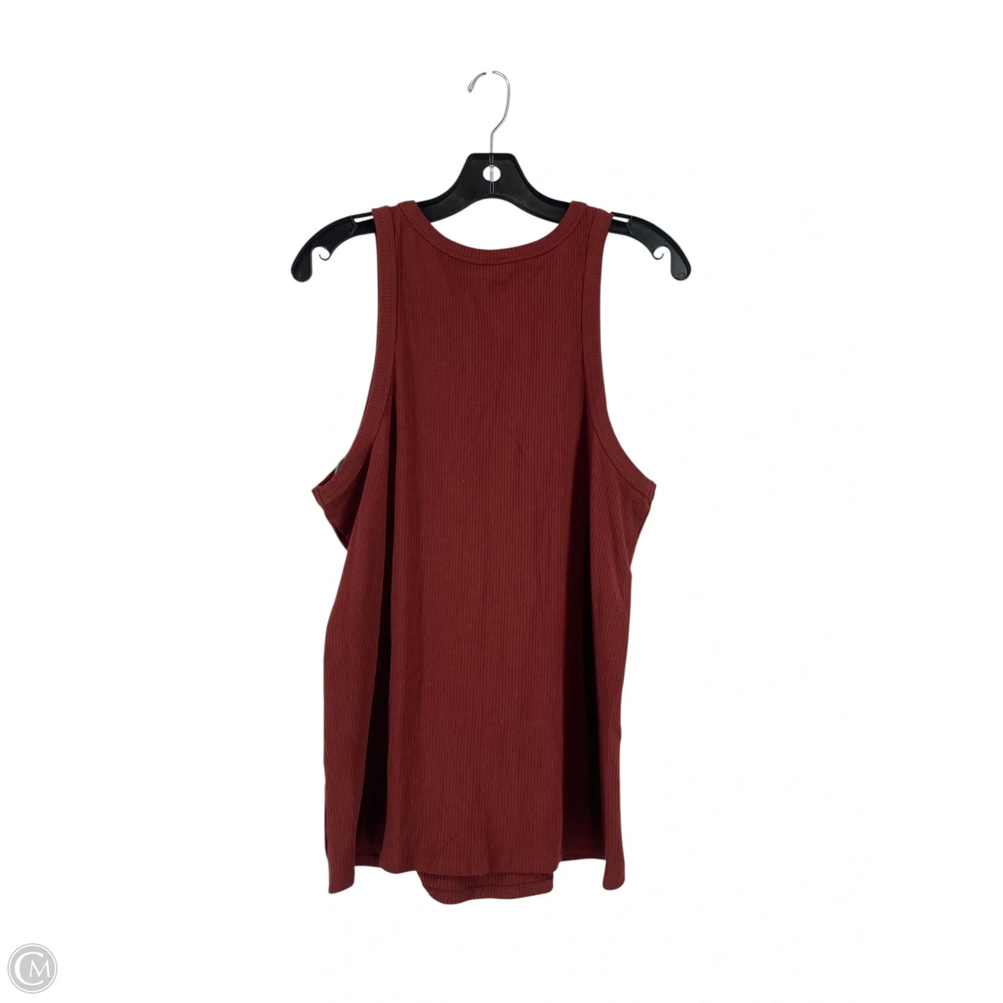 Top Sleeveless By Maurices In Maroon, Size: 2x