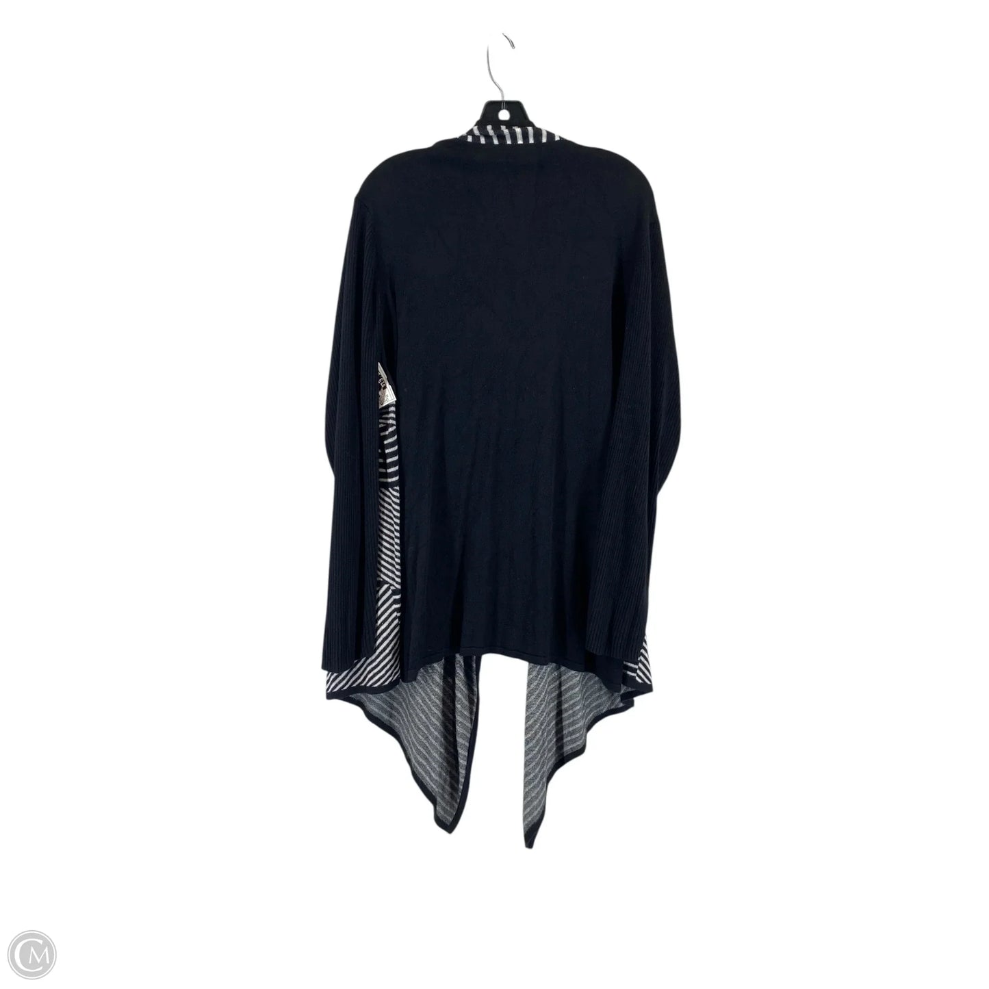 Cardigan By Avenue In Black & White, Size: 22