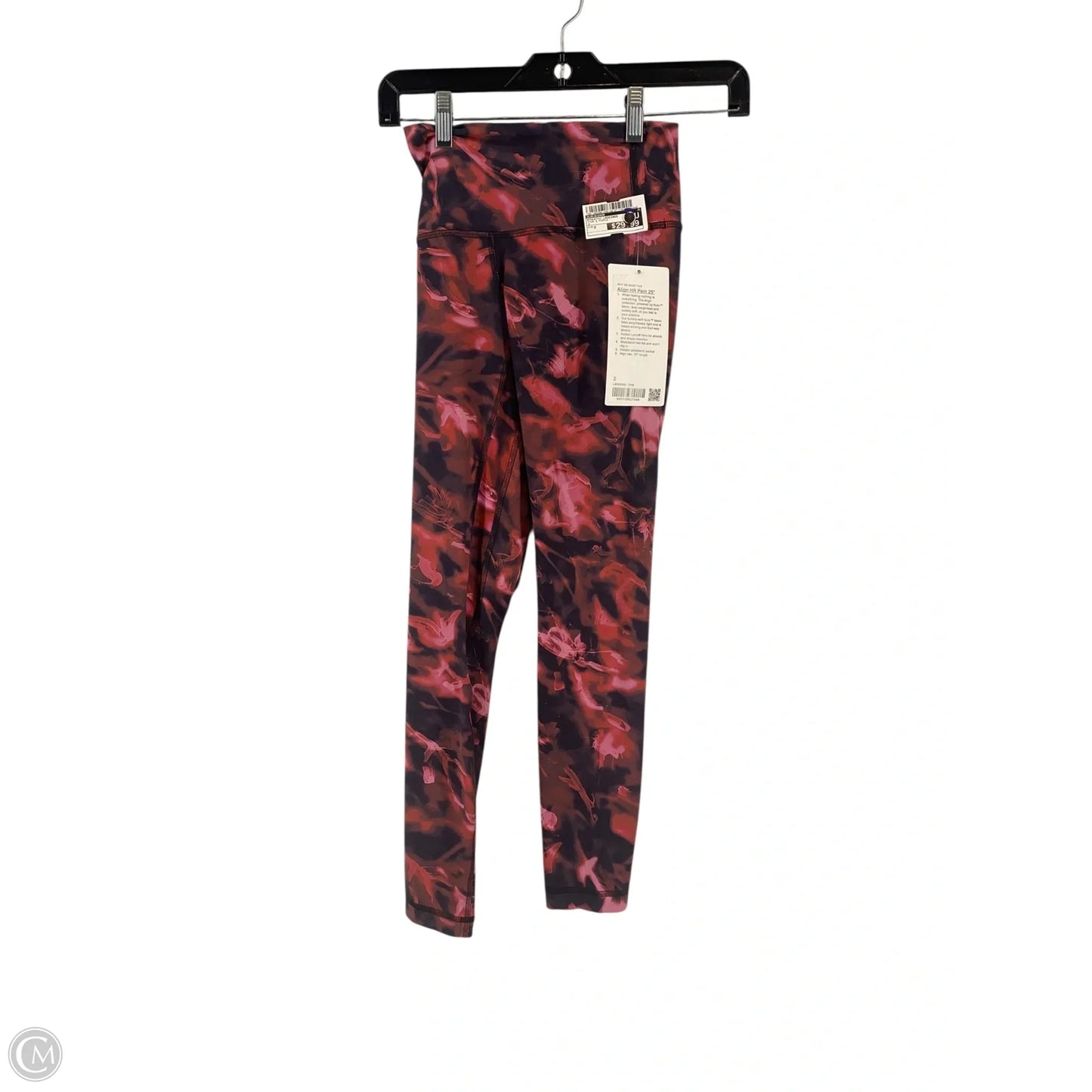 Athletic Leggings By Lululemon In Pink & Purple, Size: 2