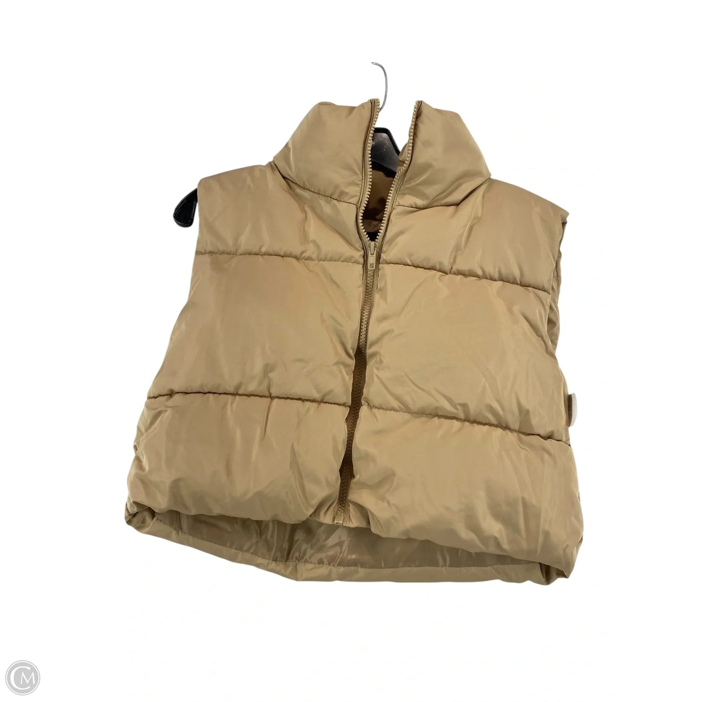 Vest Puffer & Quilted By Forever 21 In Brown, Size: M