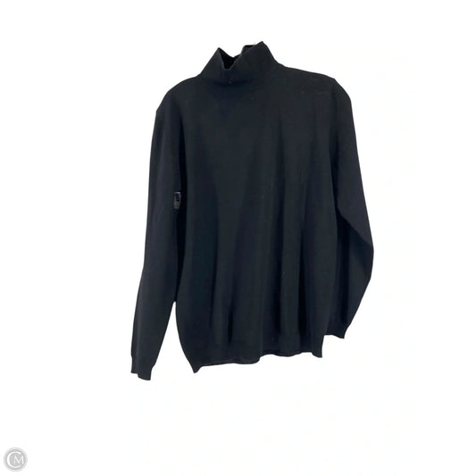 Top Long Sleeve By Nordstrom In Black, Size: M