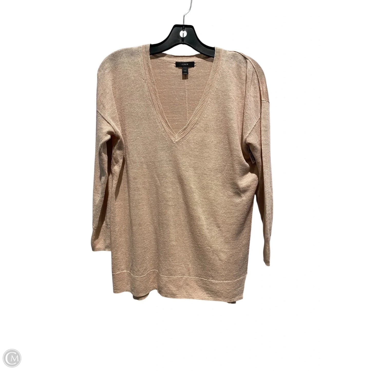 Top Long Sleeve By J. Crew In Peach, Size: S