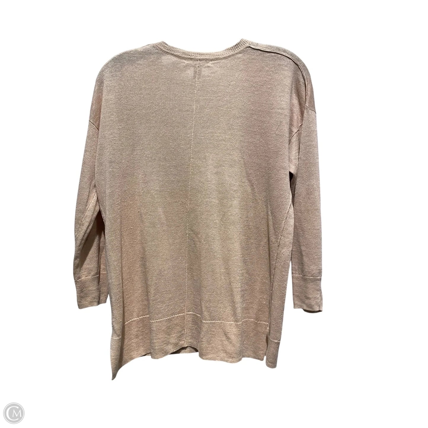 Top Long Sleeve By J. Crew In Peach, Size: S