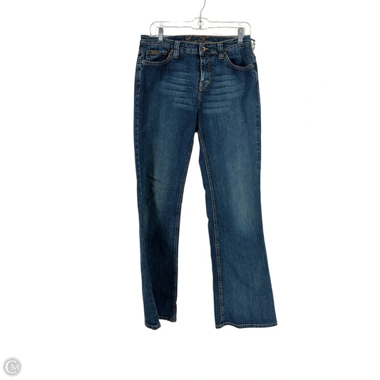 Jeans Boot Cut By Esprit In Blue Denim, Size: 12