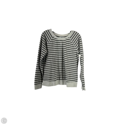 Top Long Sleeve Basic By Old Navy In Striped Pattern, Size: L