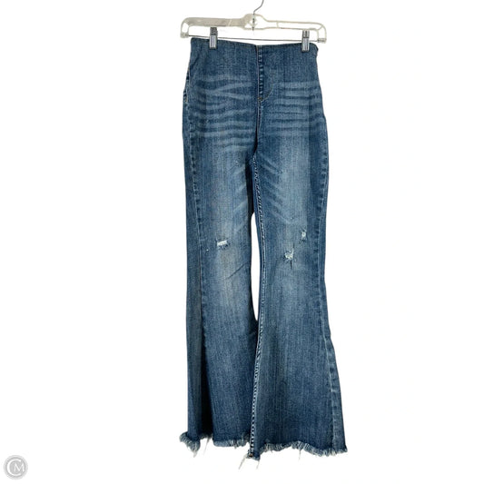 Jeans Flared By Risen In Blue Denim, Size: 4
