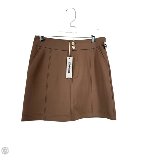 Skirt Mini & Short By Hudson In Brown, Size: S