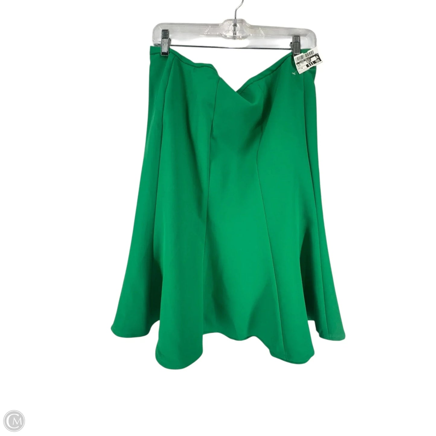 Skirt Midi By Clothes Mentor In Green, Size: 12