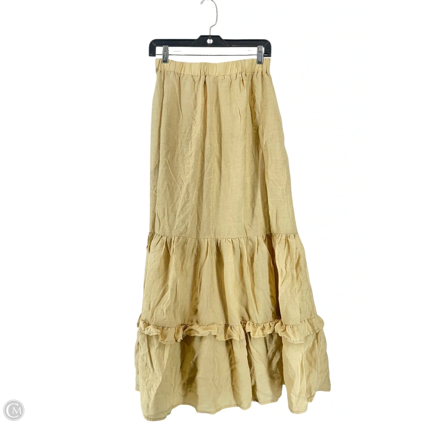 Skirt Maxi By Clothes Mentor In Tan, Size: M