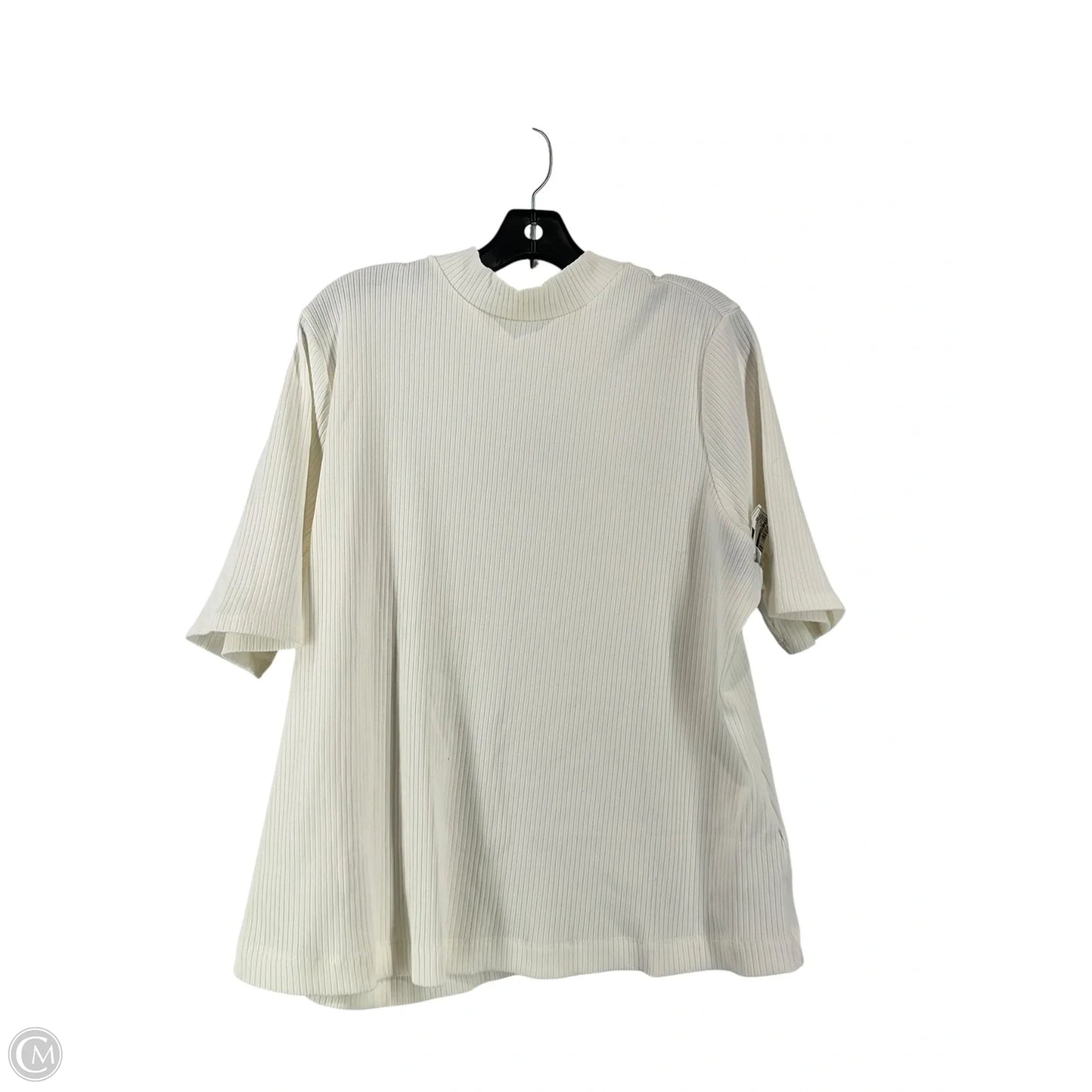 Top Short Sleeve By Old Navy In Cream, Size: 3x