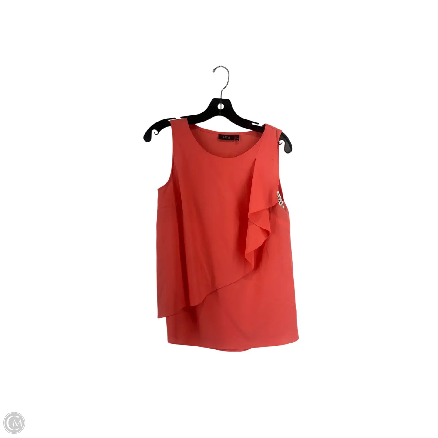 Top Sleeveless By Apt 9 In Coral, Size: Xs