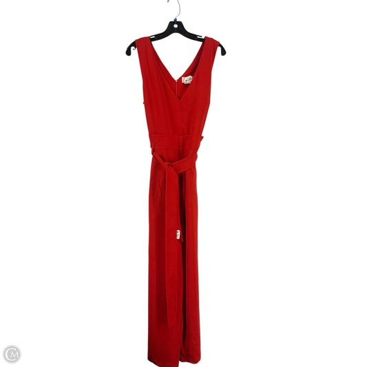 Jumpsuit By Anthropologie In Red, Size: L