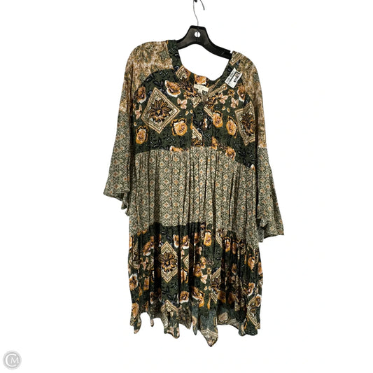 Dress Casual Midi By Easel In Green, Size: L